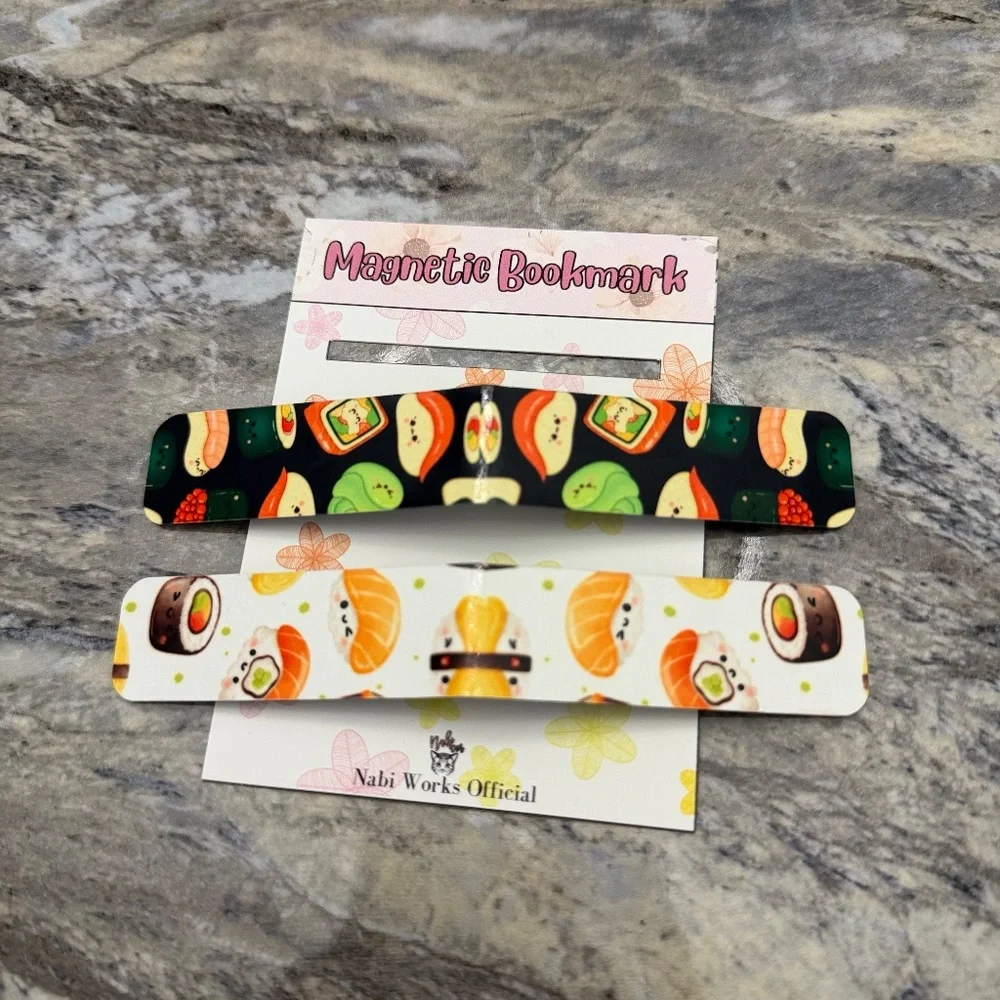 Pack of 2 Magnetic Bookmarks Wedding Souvenir Birthday Giveaways Sublimation Mag